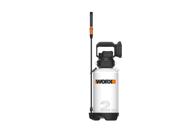 Worx WG829 Cordless Lawn Sprayer, 20 V Battery, 2 Ah, 2 gal