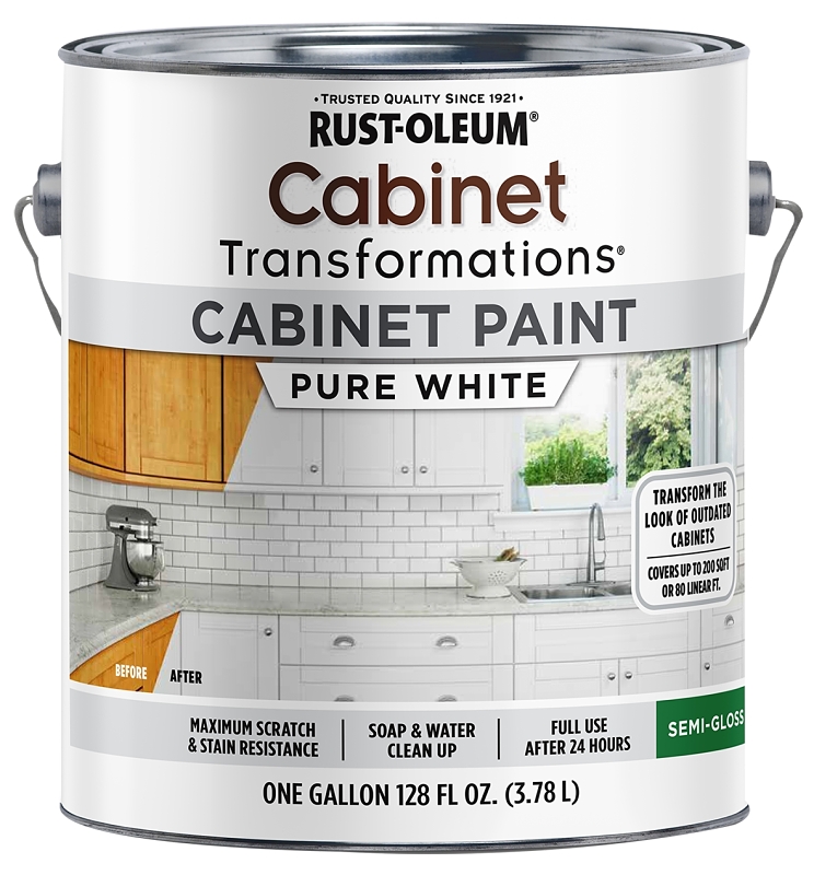 RUSTOLEUM RustOleum 359025 and Trim Paint, SemiGloss