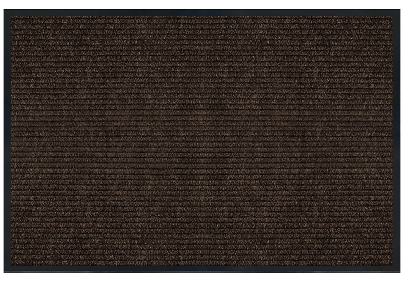 Multy Home MT1003176 Utility Mat, 4 ft L, 3 ft W, Runner, Tri-Rib Pattern, Polypropylene Rug, Tan