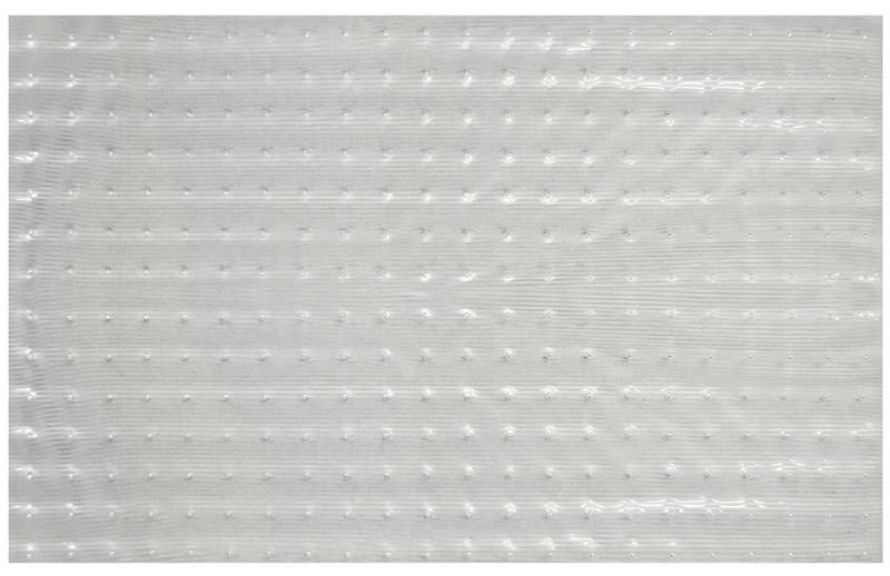 Multy Home 5310225 Low-Pile Mat, 6 ft L, 27 in W, 0.2 in Thick, Vinyl Rug, Clear