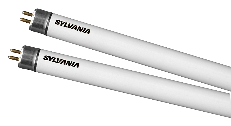 Sylvania 20619 Fluorescent Bulb, 6 W, T5 Lamp, Miniature G5 Lamp Base, 270 Lumens, 4200 K Color Temp, Cool White Light