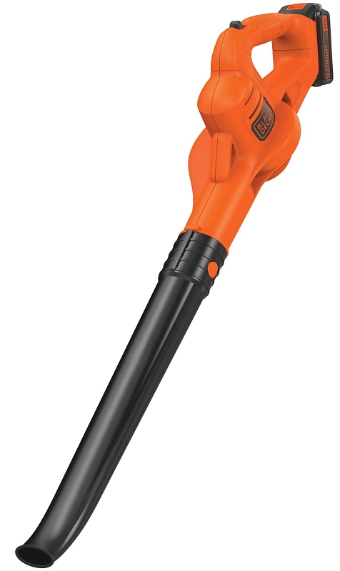 Black+Decker LSW221 Sweeper, 1.5 Ah, 20 V Battery, Lithium-Ion Battery, Orange