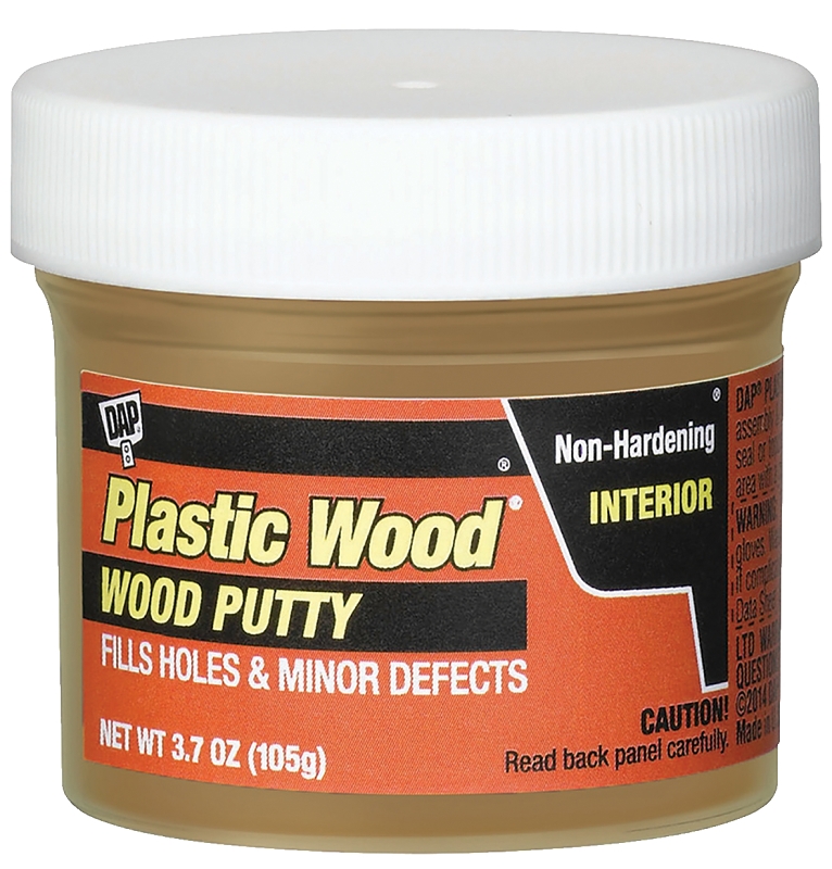 DAP 7079821272 Wood Putty, Solid, Mild, Pleasant, Natural Pine, 3.7 oz, Tub