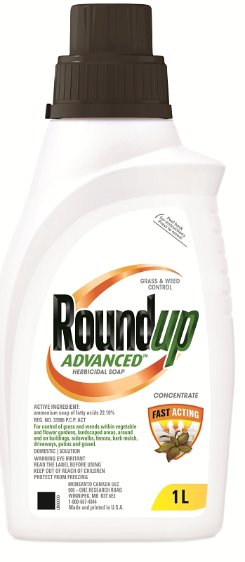 Roundup 0306205 Concentrated Weed Killer, 1 L Bottle