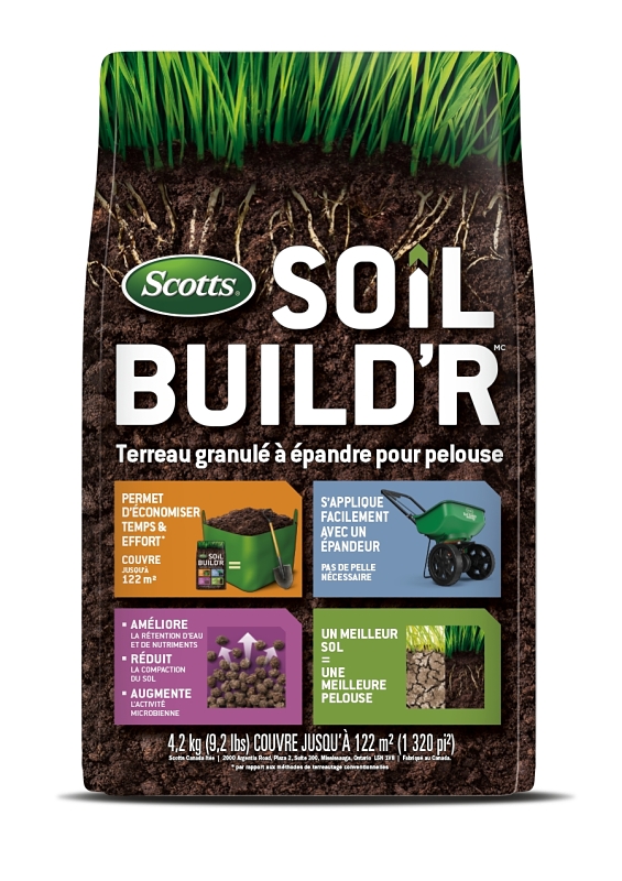 Scotts 30504 Soil Build'R Spreadable Top Dress, 122 sq-m Coverage Area, 4.2 kg