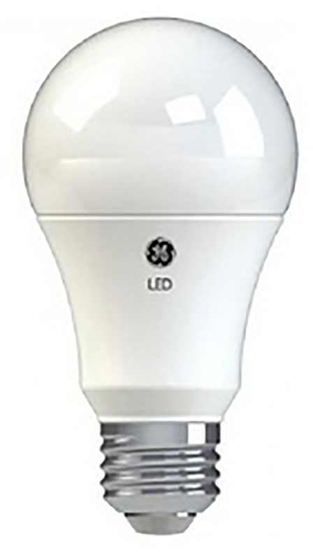 GE Industrial Solutions 47665 LED Bulb, General Purpose, 120 V, 10 W, A19 Lamp, 60 W Equivalent, E26 Lamp Base