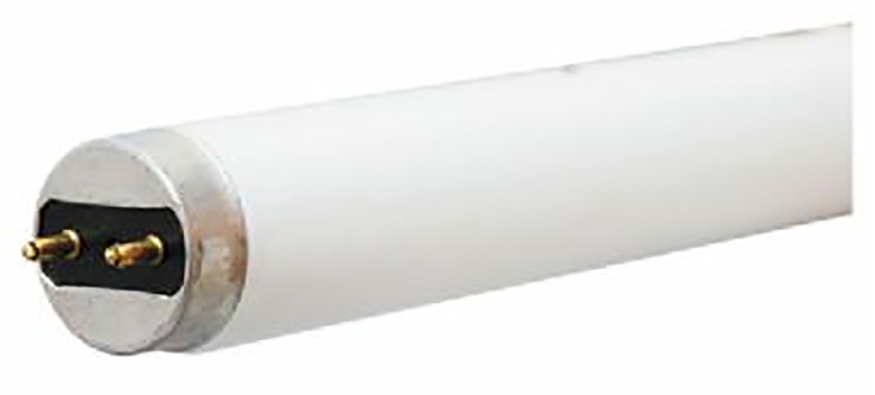 GE 66828 Light Bulb, 32 W, T8 Lamp, G13 Medium Bi-Pin Lamp Base, 2975 Lumens, 4100 K Color Temp, Cool White Light