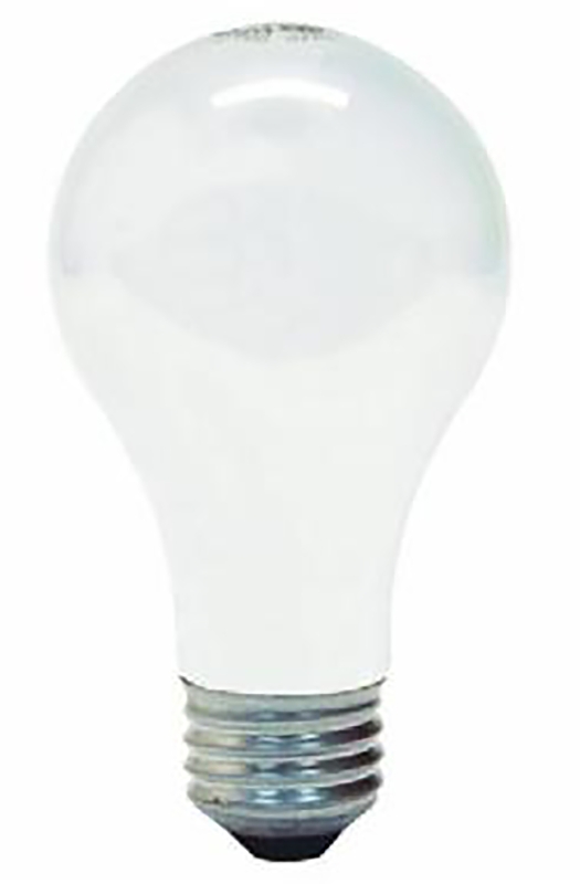 GE 97492 Standard Bulb, 25 W, A19 Lamp, E26 Medium Lamp Base, 210 Lumens, 2500 K Color Temp, White Light