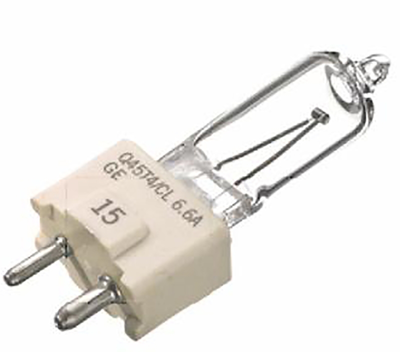 GE 97667 Halogen Bulb, 100 W, G8 Bi-Pin Lamp Base, T4 Lamp, Bright White Light, 1300 Lumens, 2900 K Color Temp