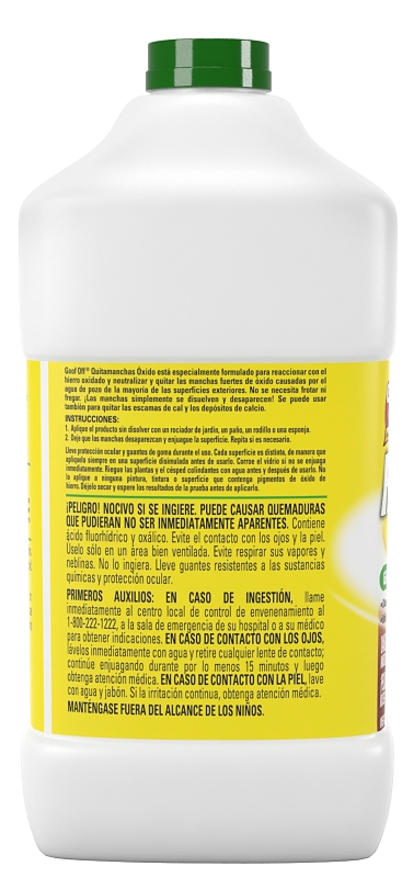 Goof Off GSX00101 Rust Stain Remover, 1 gal, Liquid, Acidic, Clear