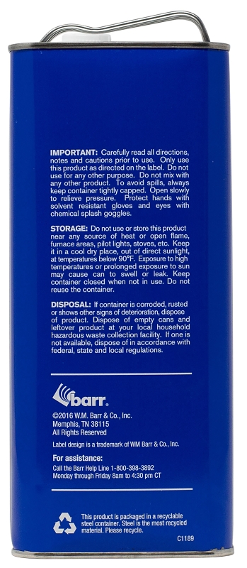 Klean Strip GKWS960 Paint and Varnish Stripper, 1 gal, Can, Liquid, Aromatic