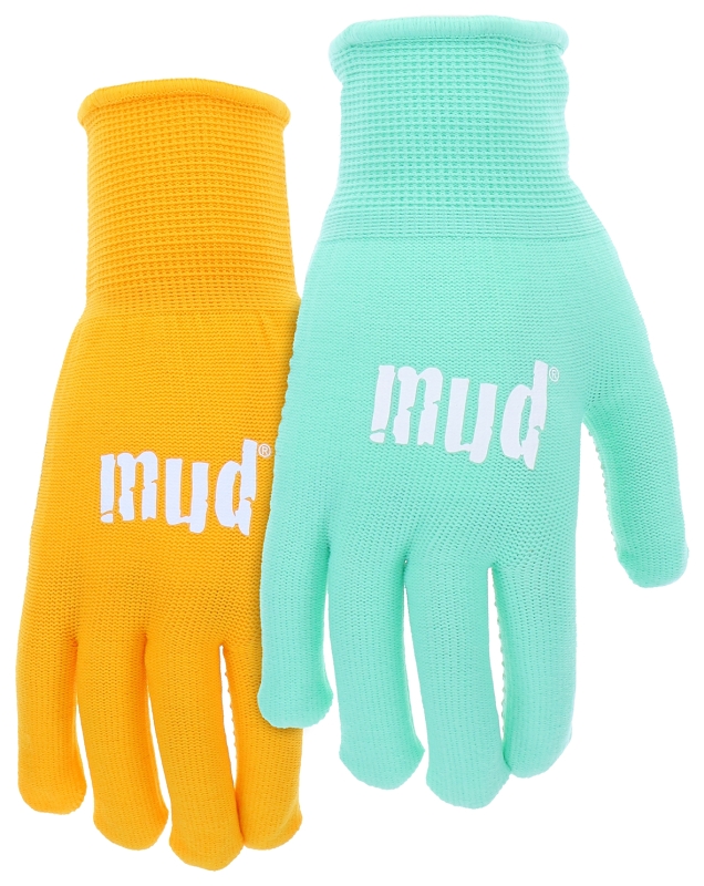 GLOVE NYLN DOT ON MINT SAF M/L