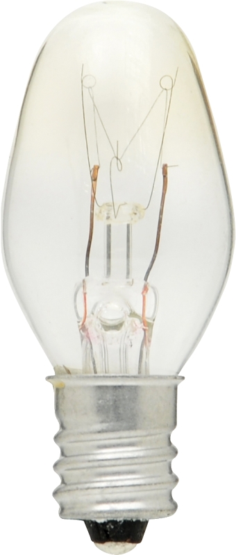 Sylvania 13523 Incandescent Lamp, 4 W, Candelabra E12 Lamp Base, 2850 K Color Temp, 6000 hr Average Life