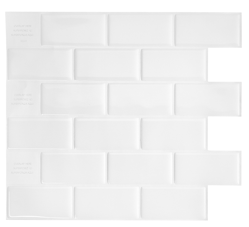 TILE WALL SMART SUBWAY WHITE