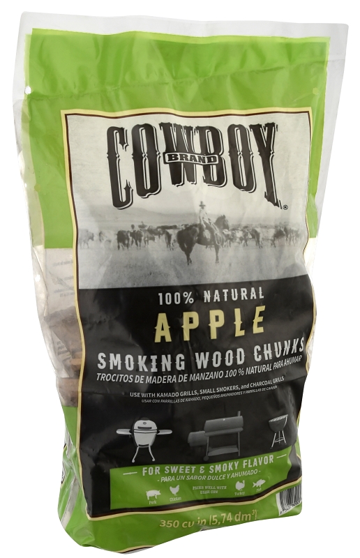 Cowboy 52330 Smoking Chunk, 16-3/4 in L, Wood, 350 cu-in