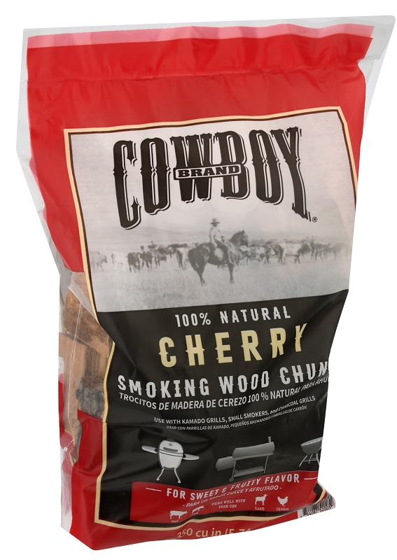 Cowboy 52430 Series Smoking Chunk, Cherry, Wood, 350 cu-in