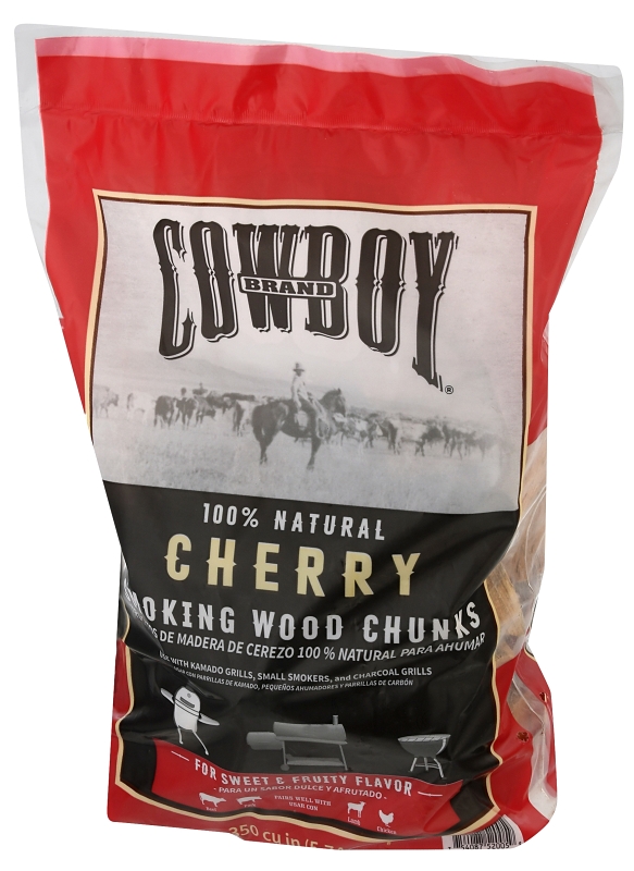 Cowboy 52430 Series Smoking Chunk, Cherry, Wood, 350 cu-in