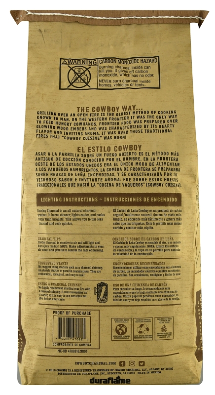 Cowboy 26088 Lump Charcoal, 8.8 lb