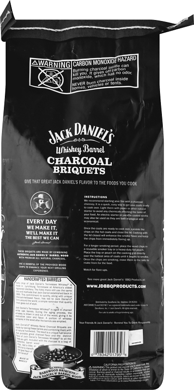 Jack Daniel's 1795 Grilling Charcoal, 8 lb Bag