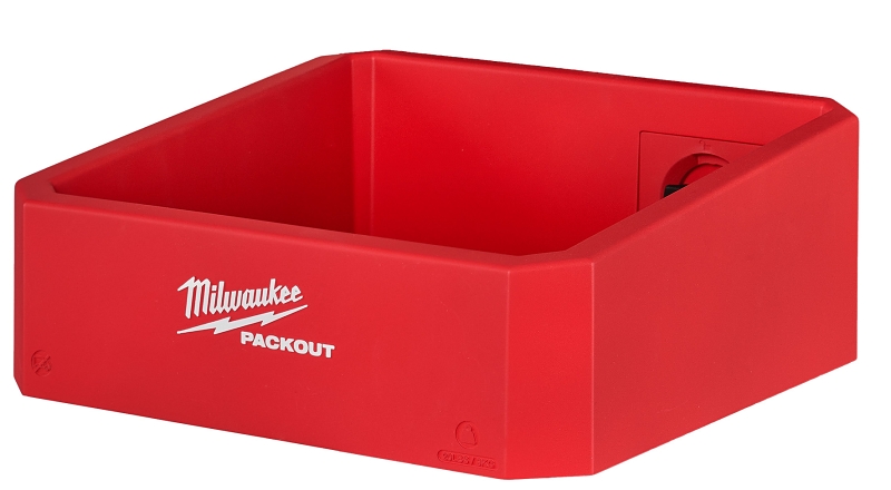 Milwaukee PACKOUT 48-22-8347 Compact Shelf, 20 lb, Polymer, Red
