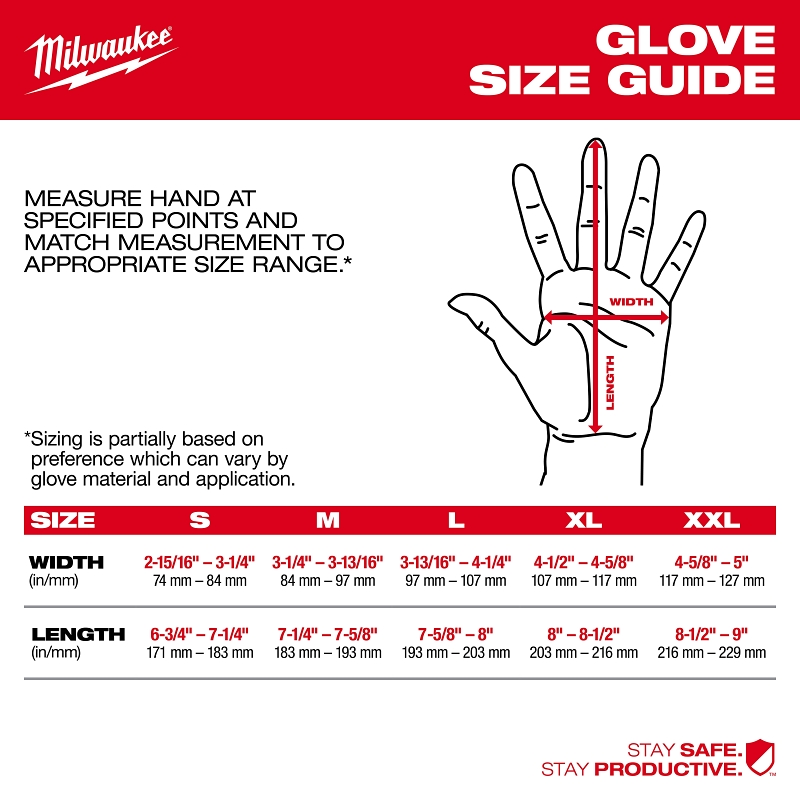 Milwaukee 48-73-8923 High-Visibility Cut Level 2 Gloves, Unisex, XL, Elasticated Knit Cuff, Nitrile Coating, Yellow