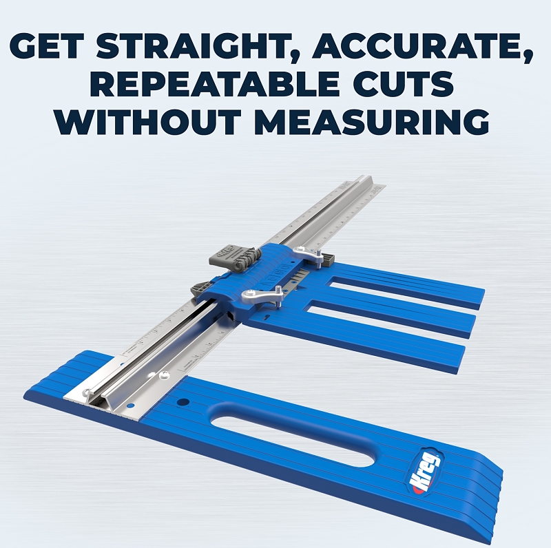 Kreg Rip-Cut KMA2685 Circular Saw Edge Guide, Aluminum/Plastic