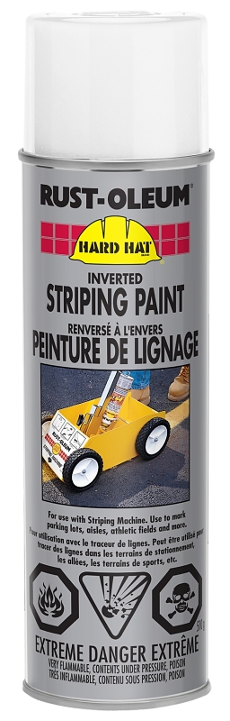 Rust-Oleum N2391838 Inverted Marking Spray Paint, White, 510 g Can