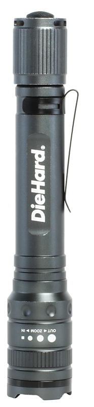 Dorcy 41-6647 Flashlight, AA Battery, Alkaline Battery, 270, Flood Beam, 100 m Beam Distance, 3 hr 15 m Run Time, Silver