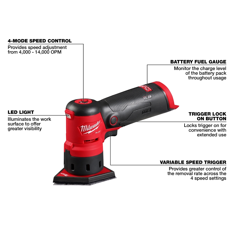 SANDER DETAIL ORBITAL M12