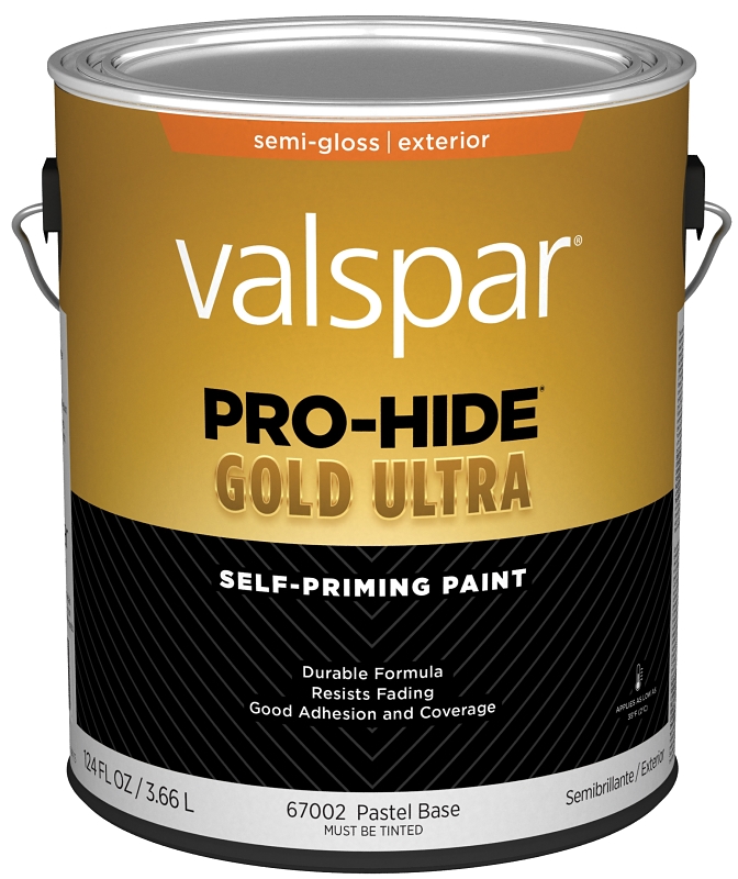 Valspar Medallion 100% Acrylic Paint & Primer Semi-Gloss Exterior House  Paint, Pastel Base, 1 Qt.