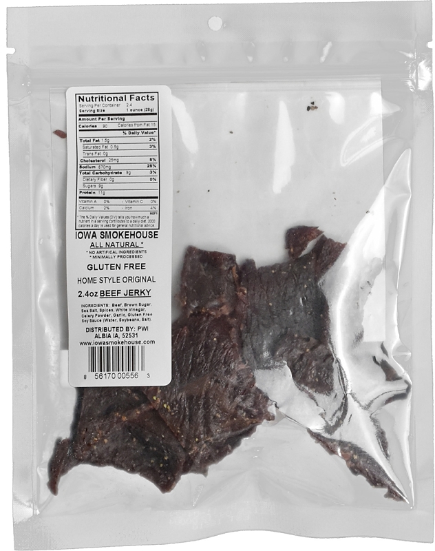 Iowa Smokehouse is-rh2jn-m Snacks, Original, 2.4 oz, Bag