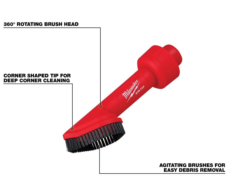 Milwaukee AIR-TIP 49-90-2021 Rotating Corner Brush Tool