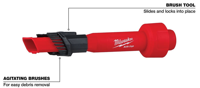 Milwaukee AIR-TIP 49-90-2028 2-in-1 Utility Brush Tool