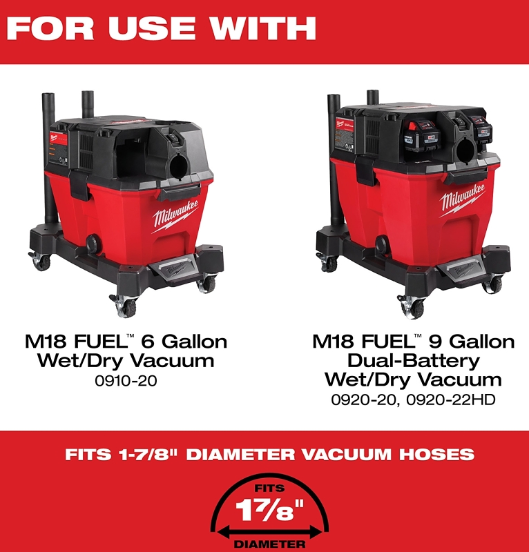Milwaukee 49-90-1980 Dust Extraction Adaptor Kit, 1-7/8 in Connection