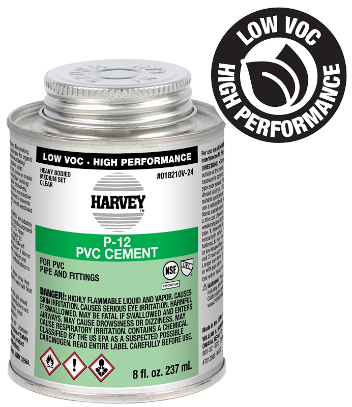 Harvey 18210V-24 Heavy-Bodied Medium Set Cement, 8 oz Can, Liquid, Clear