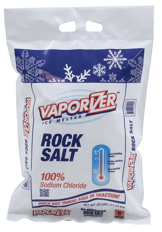 Vaporizer Rock Salt Ice Melt, 25 lb