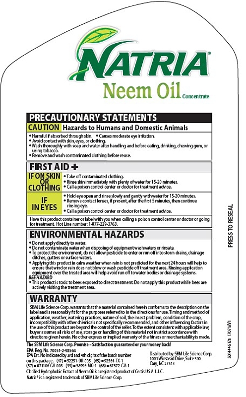 Natria 706240A Neem Oil, Liquid, Spray Application, 24 oz Bottle