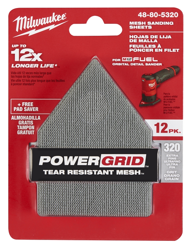 SHEET SANDING ORBIT MESH 320G