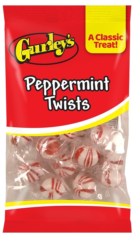 GURLEY'S - Gurley's 743792 Candy, Hard, Peppermint Twist Flavor, 4 oz ...