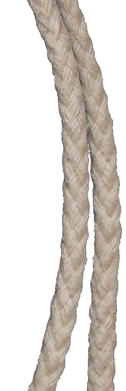 BARON 56207 Clothesline Rope, 7/31 in, 200 ft L, Cotton, Natural