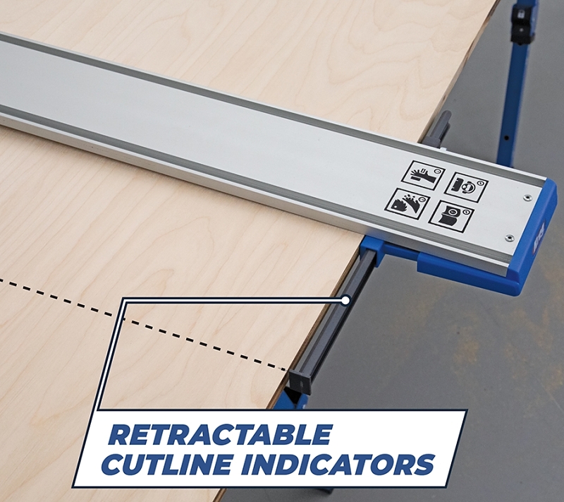 Kreg KMA4500 Series Straight Edge Guide, Specifications: 4 ft Cutting Capacity, Aluminum