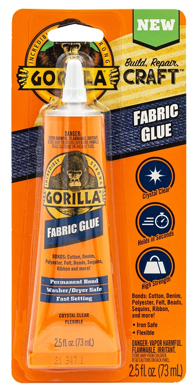 Gorilla 5201205 Glue, Clear Yellow, 2 oz Bottle