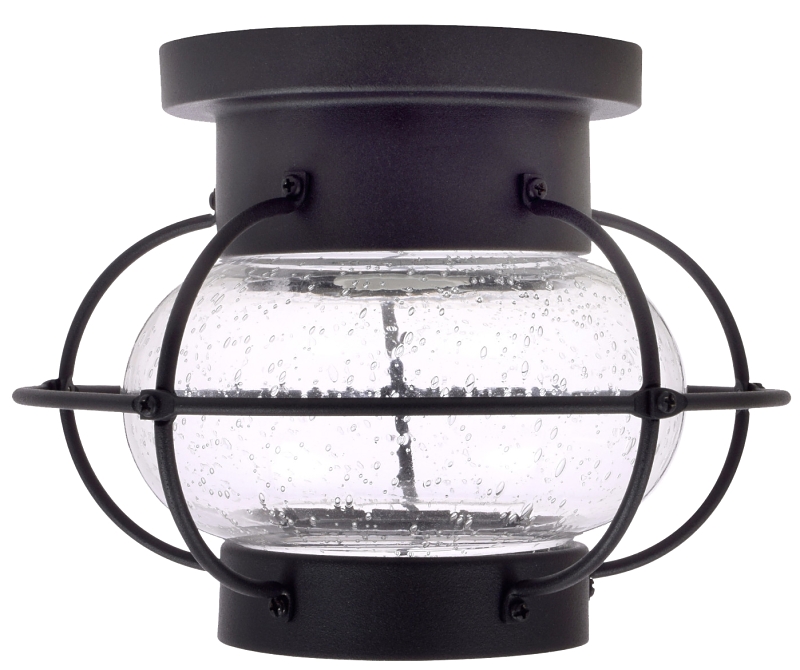 Sylvania 75515 Ceiling Light Fixture, 7.99 in Dia Dimensions, Clear Shade, 120 V, 1-Lamp, LED Lamp, 800 Lumens