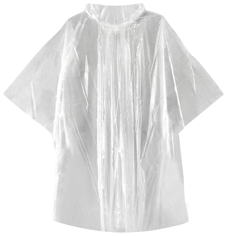 Diamondback 1743B Emergency Poncho, One-Size, PVC, Hooded Collar