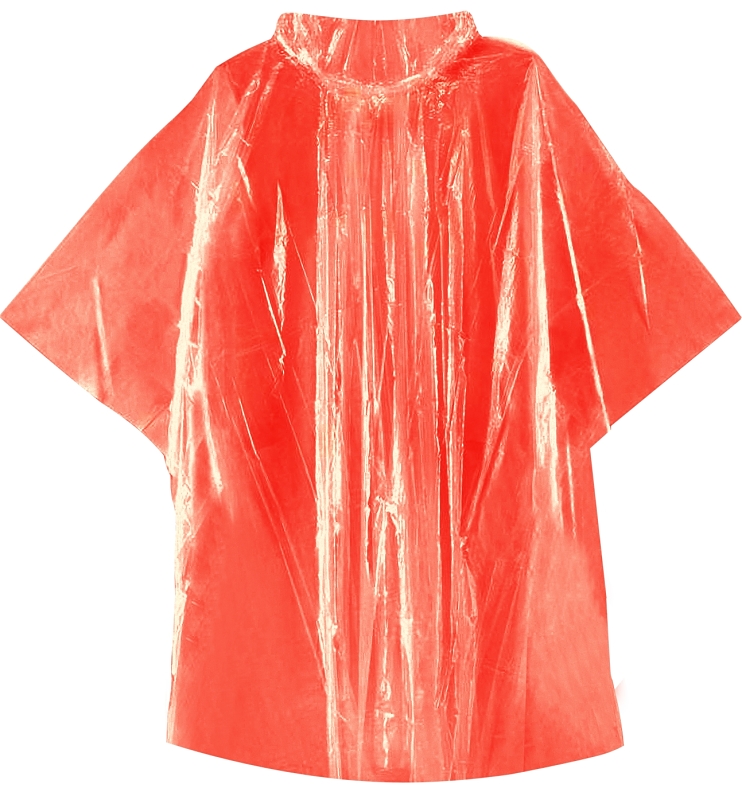 Diamondback 1743B Emergency Poncho, One-Size, PVC, Hooded Collar