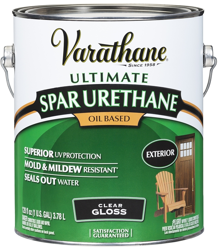 Varathane 9231 Spar Urethane Paint, Gloss, Liquid, Clear, 1 gal, Can
