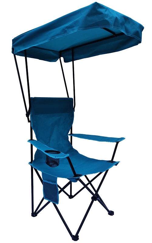 Seasonal Trends Y-2070 Shade Chair, 78 cm W, 49 cm D, 135 cm H, Steel Frame, Black Frame, Polyester Fabric Seat