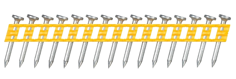 DEWALT DCN890100 Fastener, 1 in L, Steel, Zinc, Full Round Head, Smooth Shank