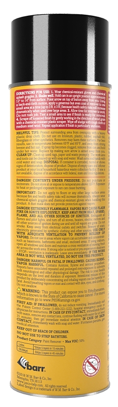 Jasco 502SC Paint/Epoxy Remover, Gas, Aromatic, Opaque, 16 oz