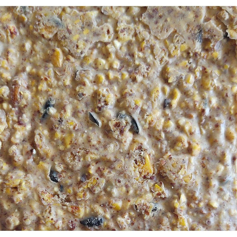 Heath DDC1-12 Wild Bird Seed, Crafted Suet, Cake, 11.75 oz Pack, Ingredients: Corn, Sunflower Seeds, Chopped Almonds